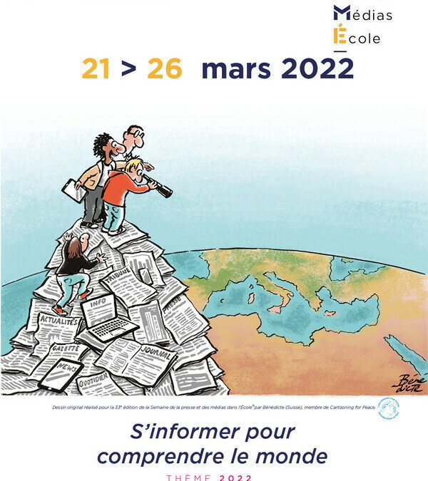 Semaine de la presse et des médias dans l’école : 21 au 26 mars 2022