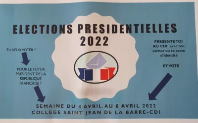 Viens voter  au CDI pour le futur président de la république française.