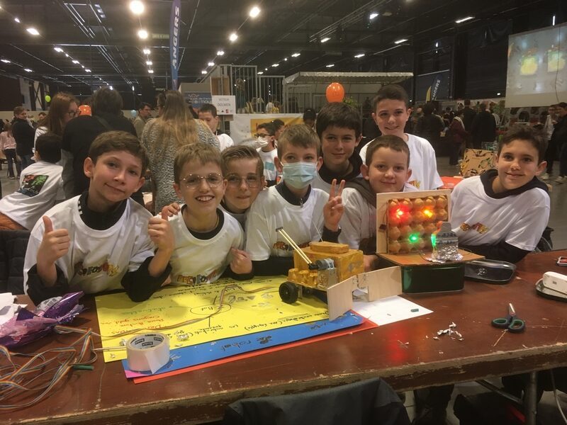 La team « Archéobots », du collège à la finale régionale du Trophée de Robotique